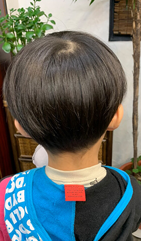 ヘアカットの写真