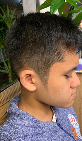 ヘアカットの写真