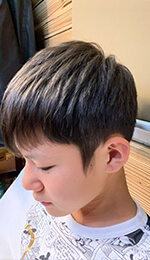 ヘアカットの写真