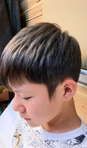 ヘアカットの写真