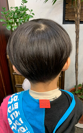 ヘアカットの写真拡大