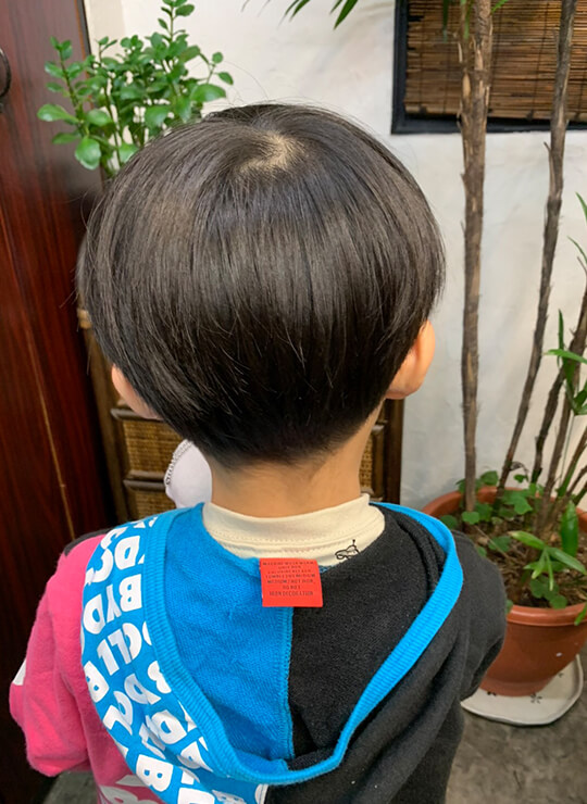 ヘアカットの写真拡大