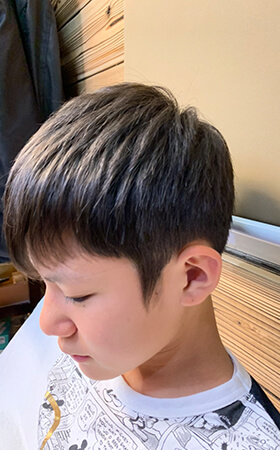 ヘアカットの写真拡大